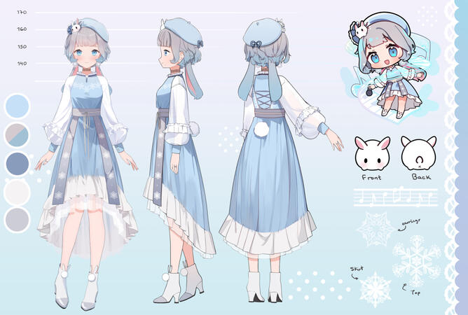 Ari Anjou - 1.0 Model reference sheet Ari Anjou - 1.0 Model reference sheet